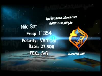 Fréquence Al Hiwar TV sur le satellite Hot Bird 13B (13.0°E)