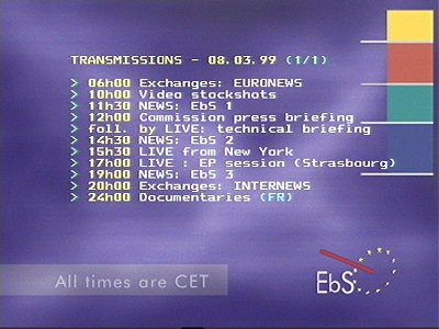 Fréquence EBS channel sur le satellite Intelsat 33E (60.0°E) - تردد قناة
