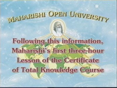 Fréquence MOU - Maharishi Open University channel sur le satellite Autres Satellites - تردد قناة