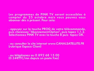 Fréquence Pink Thriller sur le satellite Eutelsat 16A (16.0°E)